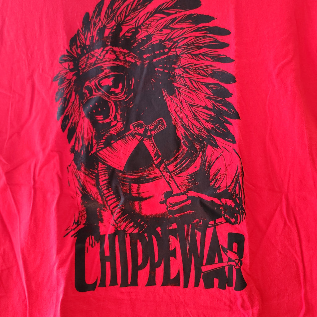 MASKED W AN AX CHIPPEWAR T- SHIRT RED