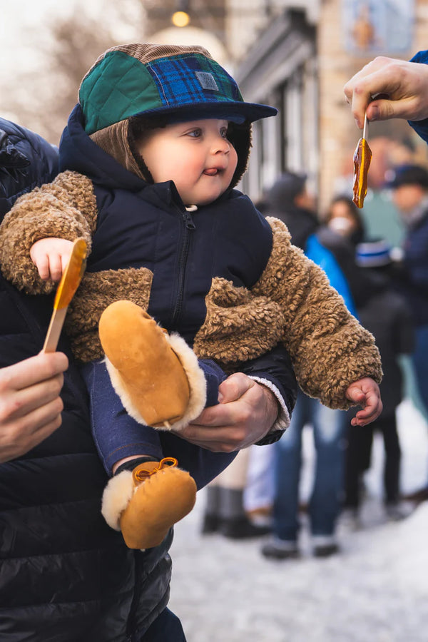 Ohtsi'ra' (cloud) - Baby - 100% sheepskin moccasin