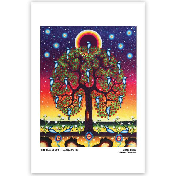 ART CARD - TREE OF LIFE by JAMES JACKO