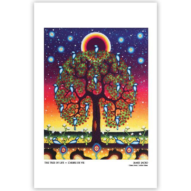 ART CARD - TREE OF LIFE by JAMES JACKO