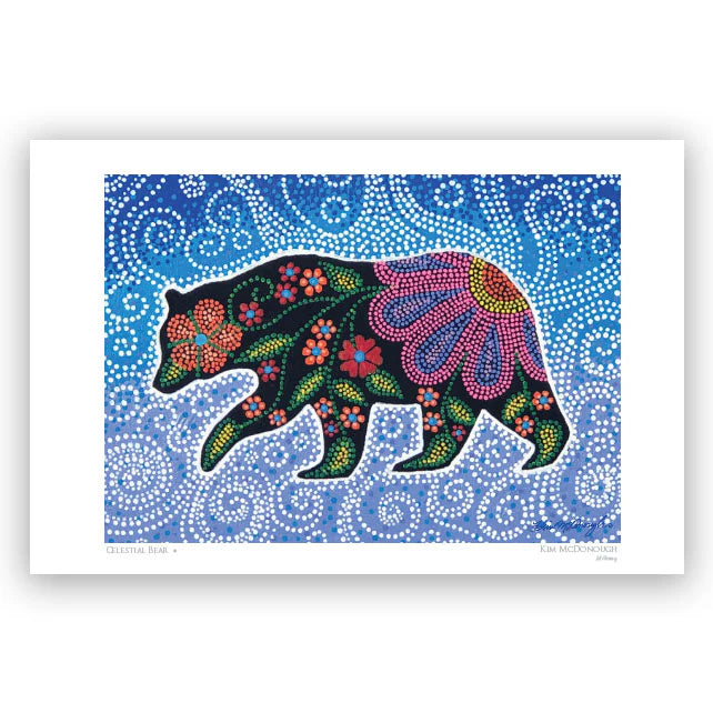 ART CARD - CELESTIAL BEAR by KIM McDONOUGH