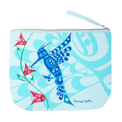 PEACE LOVE HAPPINESS ECO ZIP POUCH