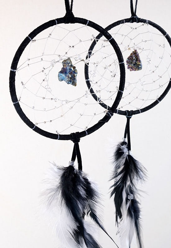 4" DREAM CATCHER WITH CRYSTAL