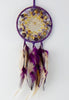 4" DREAM CATCHER WITH STONE CLUSTERS