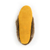 Tan Tänionnieha' (rabbit) Tan Women's suede and rabbit fur moccasin