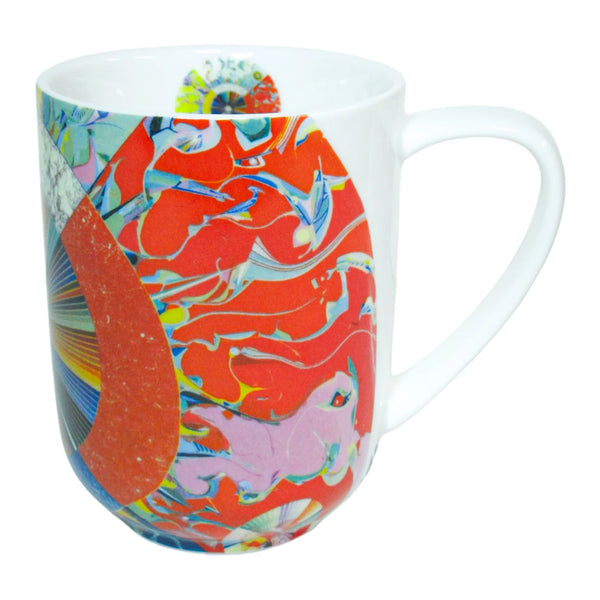 MUG PORCELAIN- MORNING STAR by ALEX JANVIER