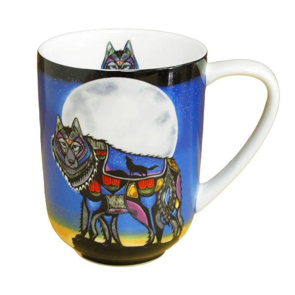 MUG PORCELAIN - JESSICA SOMERS - WOLF 16oz