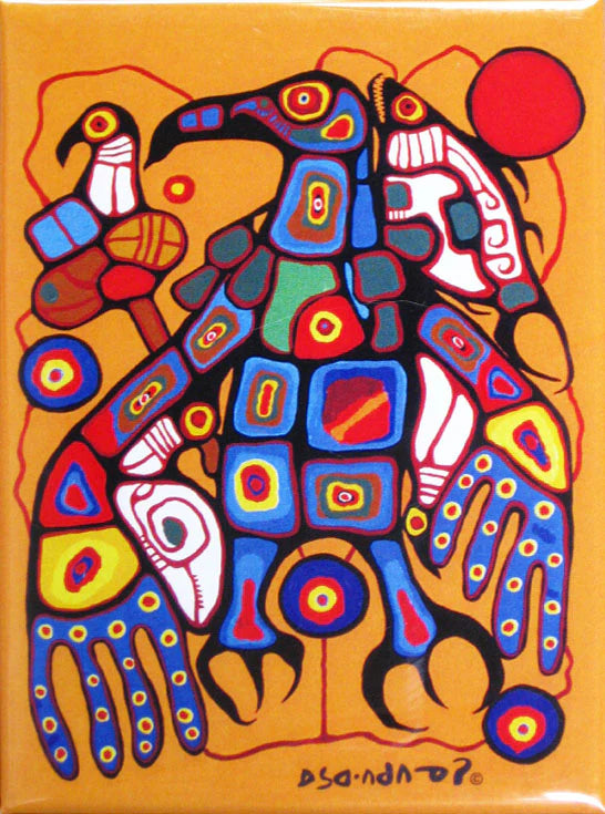 MAGNET - MAN CHANGING INTO THUNDERBIRD - NORVAL MORRISEAU