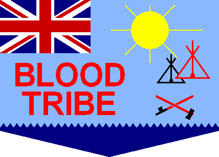 BLOOD TRIBE FLAG