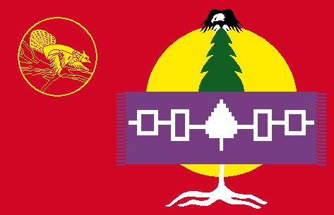 MOHAWK NATION OF AKWESASNE FLAG