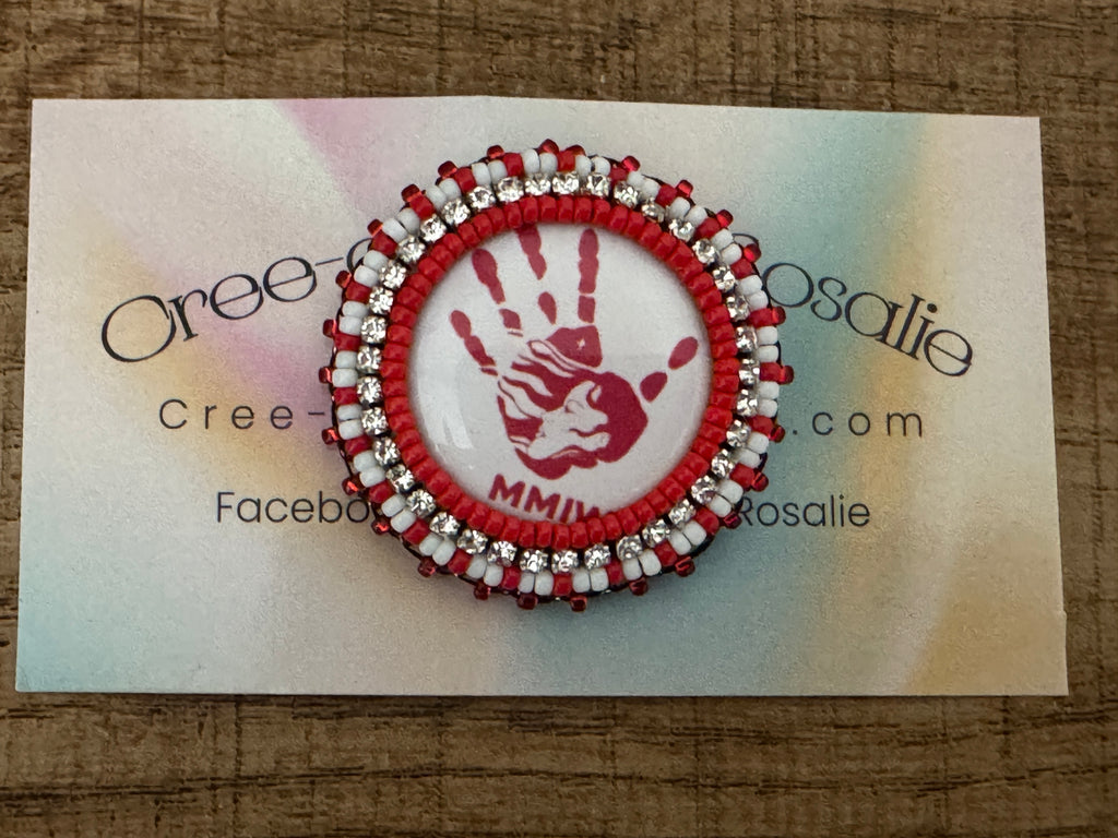 MMIW Pins by Cree-Ative by Rosalie