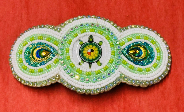 BEADED BARETTES