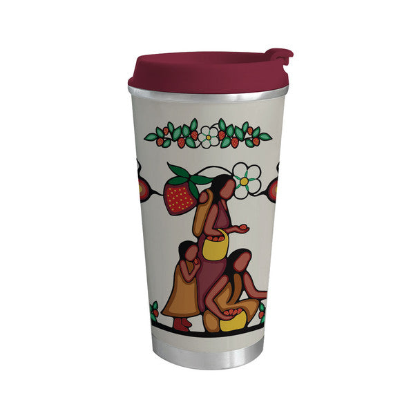 TRAVEL MUG - HEART BERRY