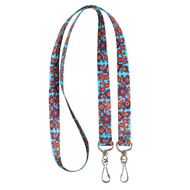 FLOWERS AND BIRDS LANYARD