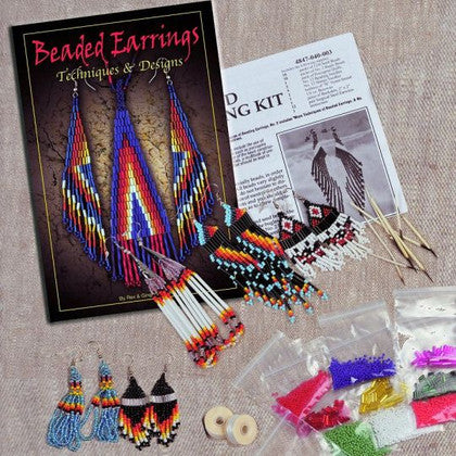 BEADED EARRING KIT WITH BOOK