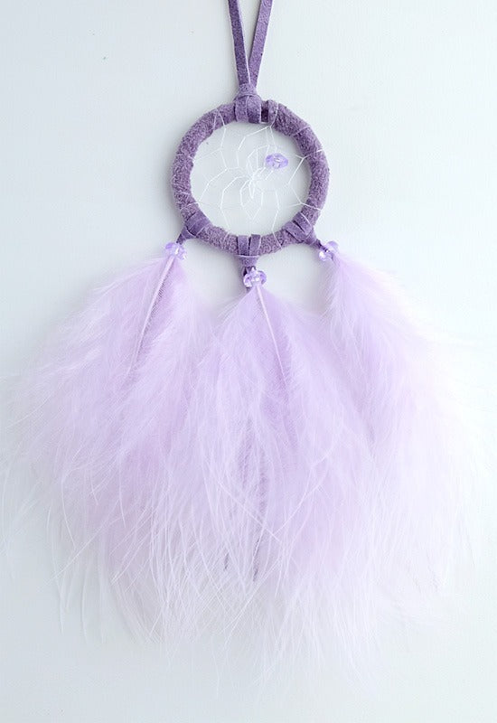 1.5" DREAM CATCHER - FLUFF FEATHERS