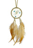 2" DREAM CATCHER WITH STONES AND CRYSTAL