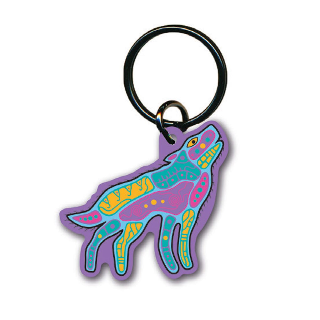 KEYCHAIN - HOWLING WOLF BY JASON ADAIR