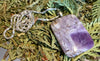 AMETHYST PENDANT WITH CHAIN