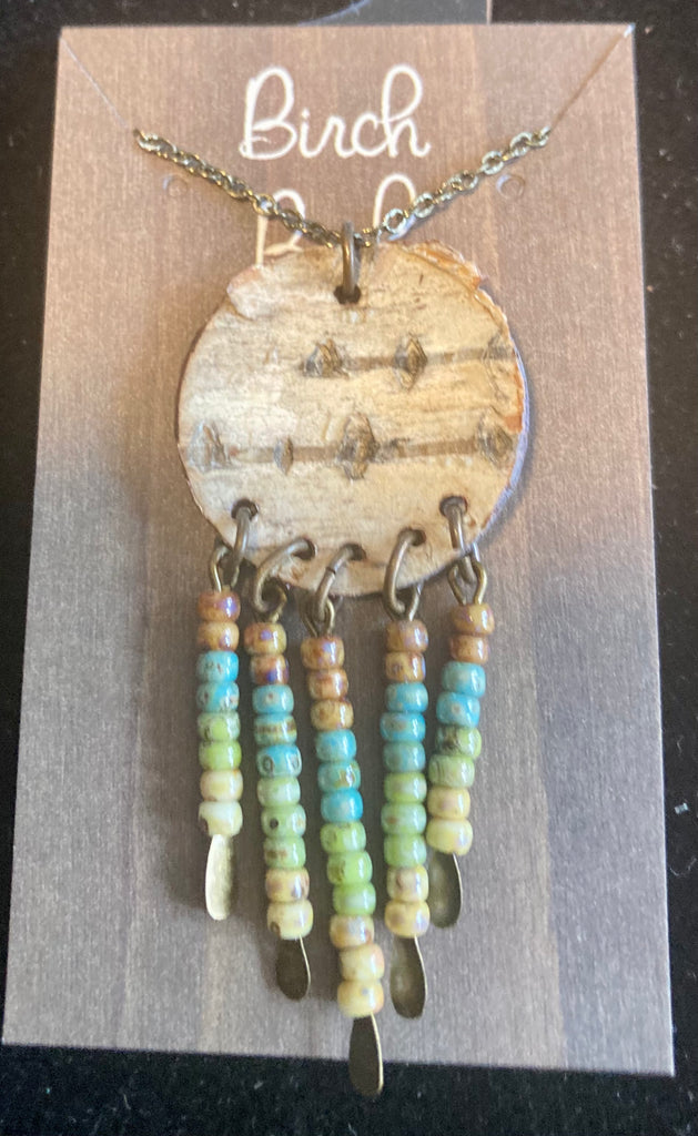 BIRCH BARK NECKLACE