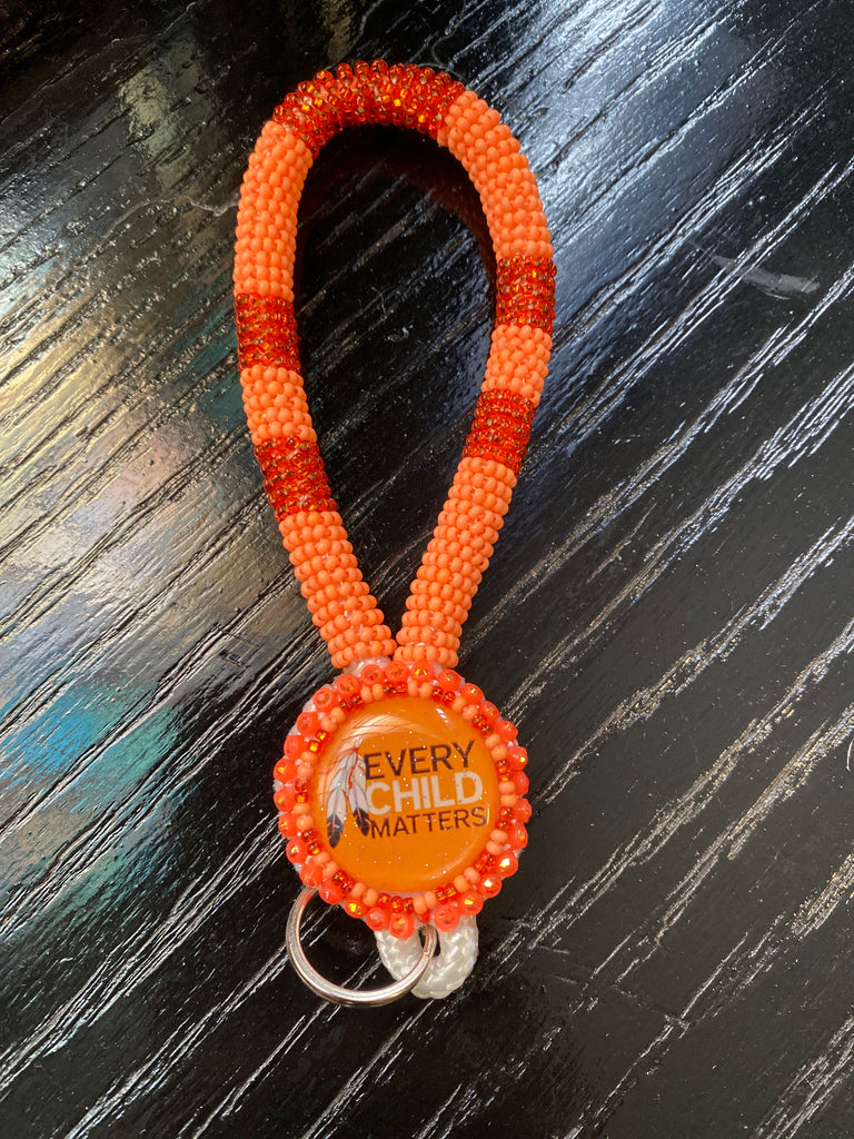 BEADED KEYCHAIN EVERY CHILD MATTERS