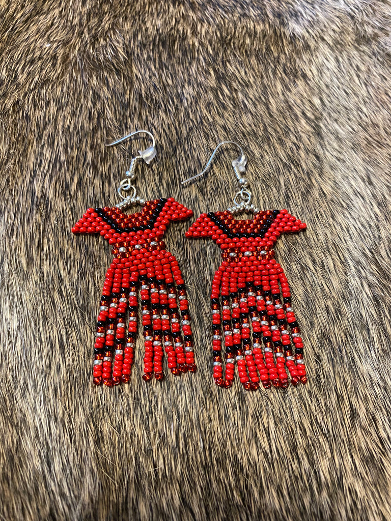 RED DRESS EARRINGS