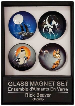 GLASS MAGNET SET - RICK BEAVER